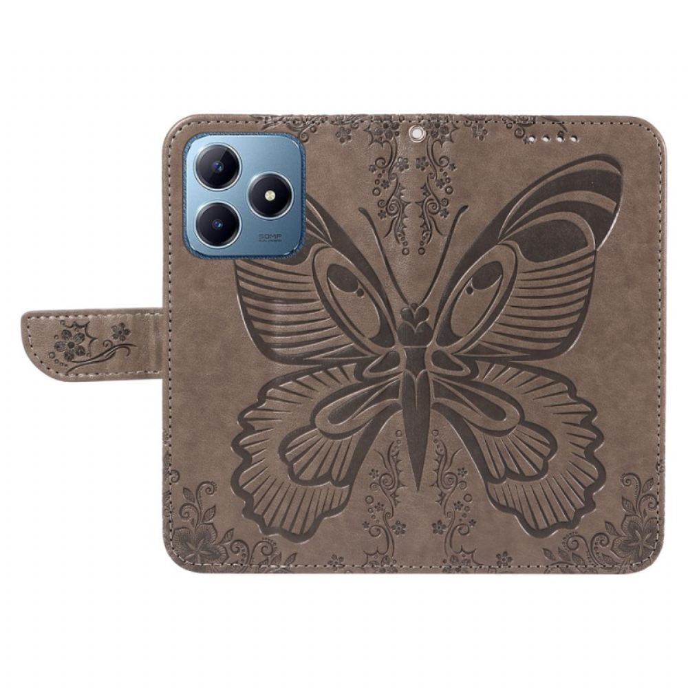 Peněženková Pouzdra Realme Note 60x Grafický Motýl