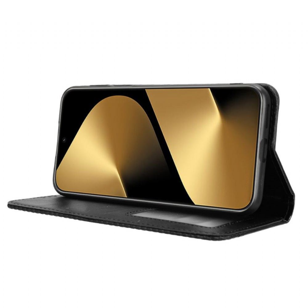 Kožené Pouzdro Folio Huawei Pura 80 Ultra Vintage Frieze