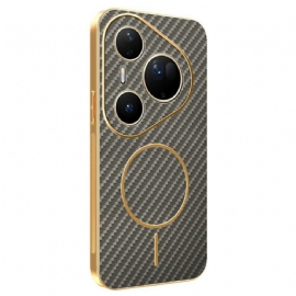 Kryt Na Huawei Pura 80 Ultra Textura Uhlíkových Vláken