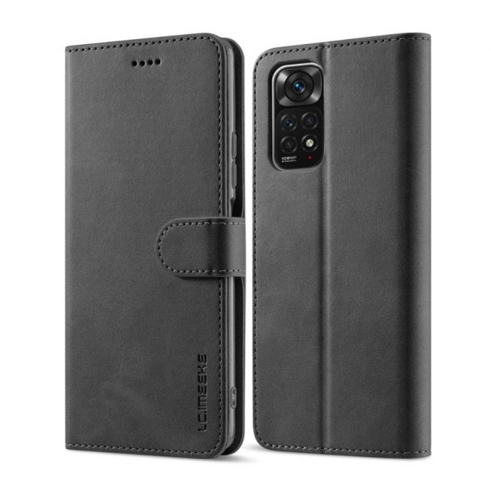 Flipové Pouzdro Na Xiaomi Redmi Note 11 Pro / 11 Pro 5G Kožený Efekt Lc.imeeke