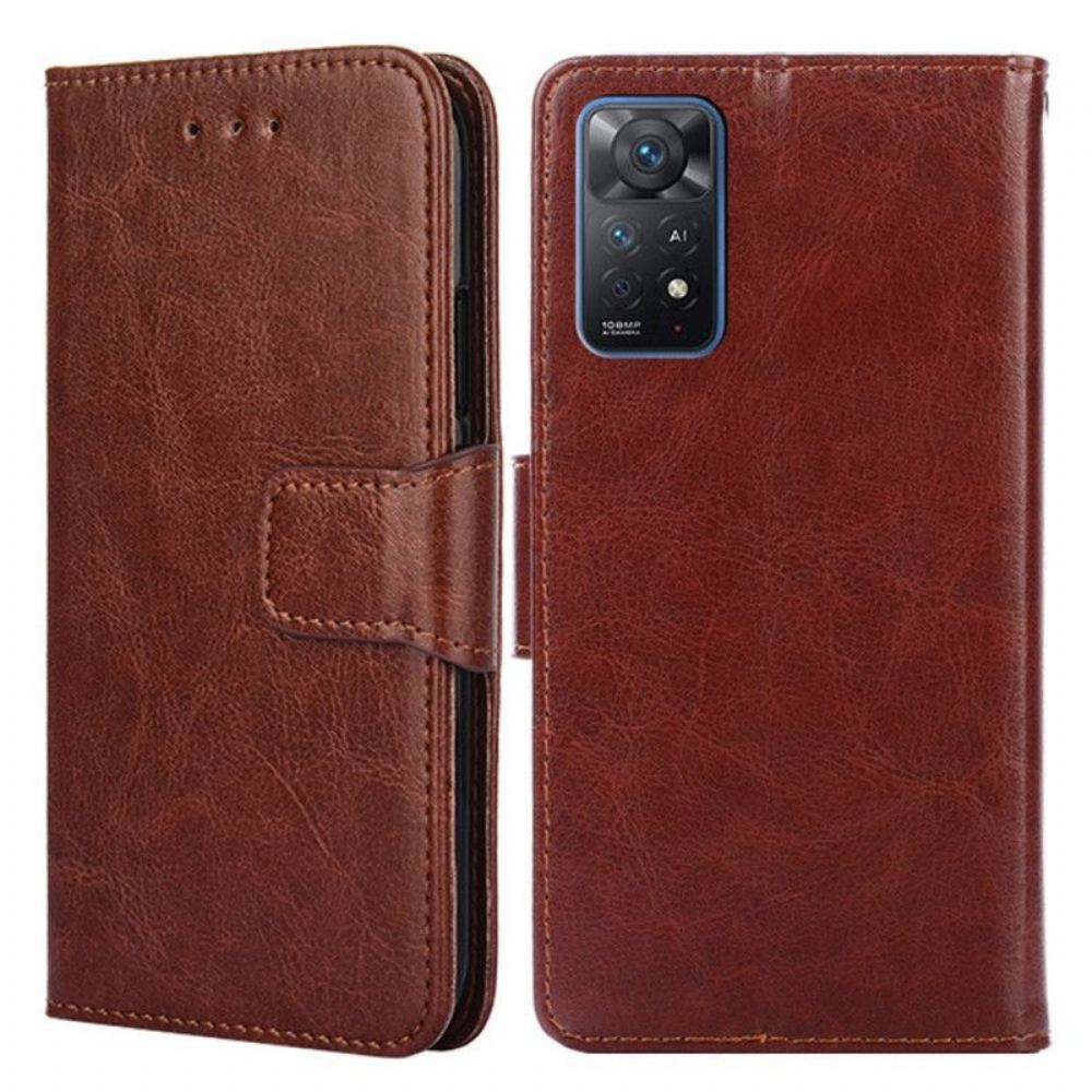 Flipové Pouzdro Na Xiaomi Redmi Note 11 Pro / 11 Pro 5G Retro Umělá Kůže