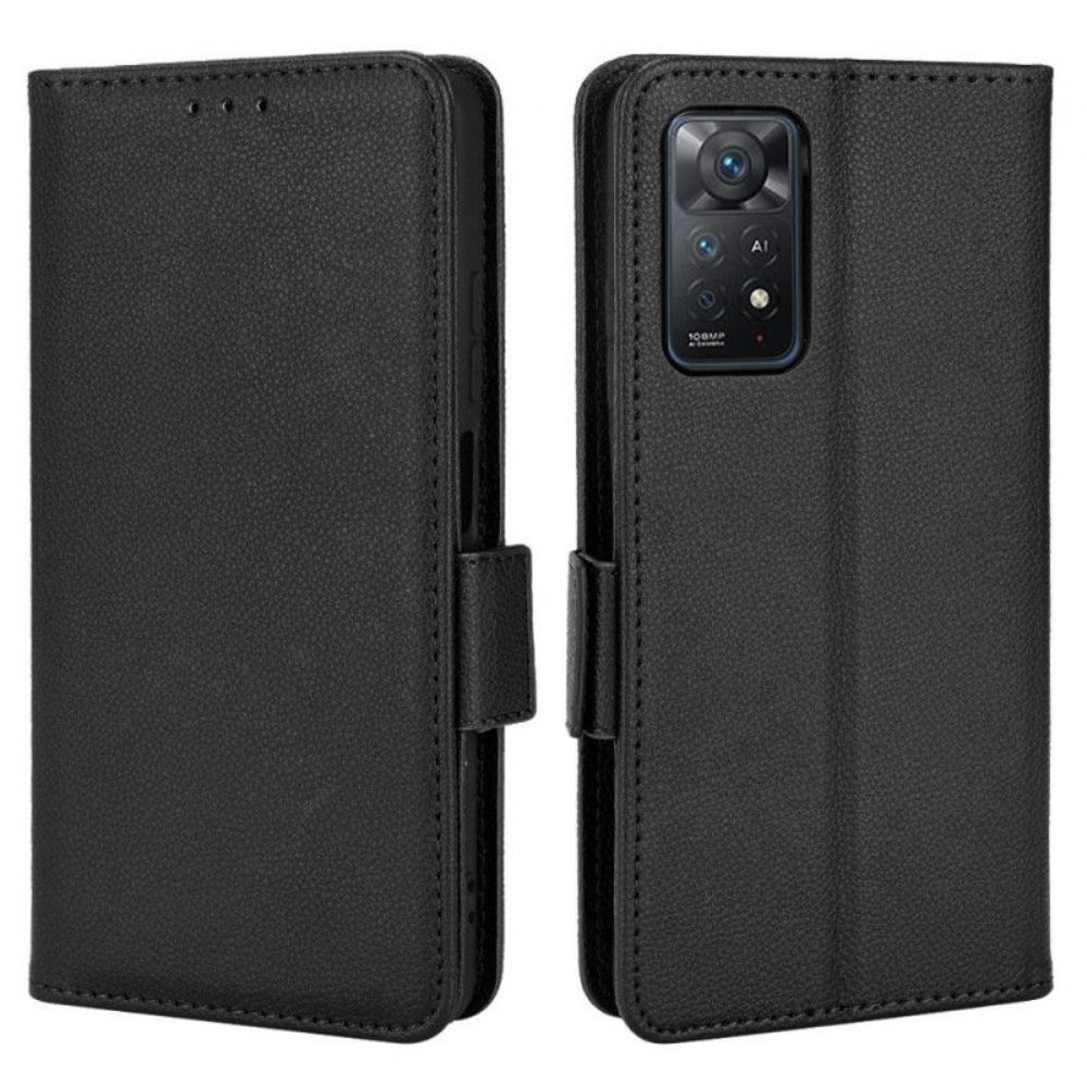 Flipové Pouzdro Na Xiaomi Redmi Note 11 Pro / 11 Pro 5G Umělá Kůže Liči