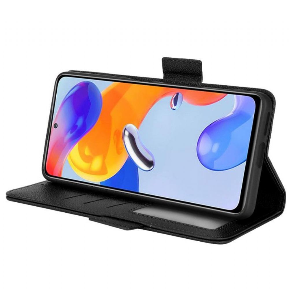 Flipové Pouzdro Na Xiaomi Redmi Note 11 Pro / 11 Pro 5G Umělá Kůže Liči