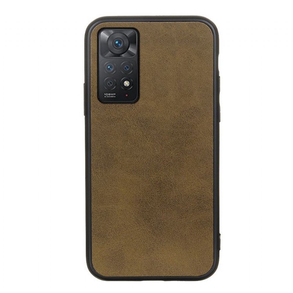 Kryt Na Xiaomi Redmi Note 11 Pro / 11 Pro 5G Kožený Efekt