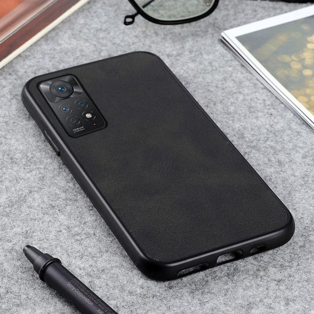 Kryt Na Xiaomi Redmi Note 11 Pro / 11 Pro 5G Kožený Efekt