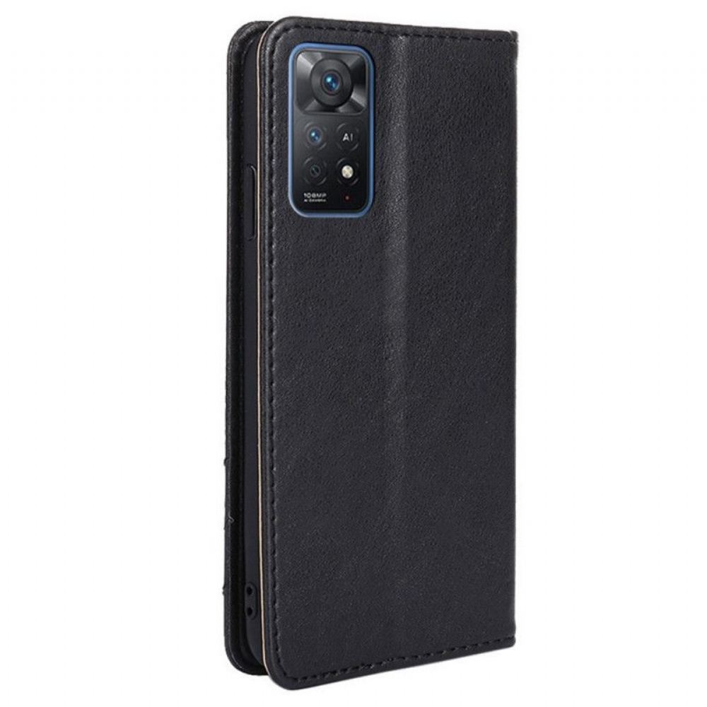 Kryty Na Mobil Na Xiaomi Redmi Note 11 Pro / 11 Pro 5G Flipové Pouzdro Stylový Kožený Nýt