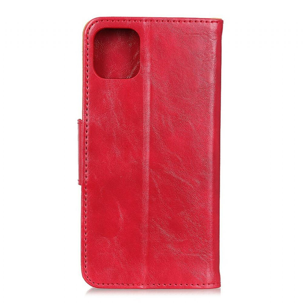Flipové Pouzdro Na iPhone 11 Kožené Pouzdro Oboustranná Magnetická Klapka