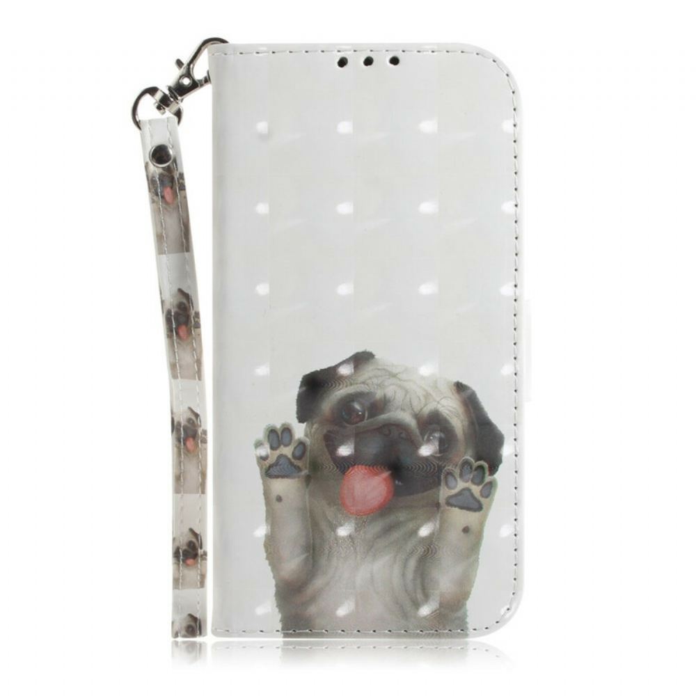 Flipové Pouzdro Na iPhone 11 Na Lana Love My Dog Tanga