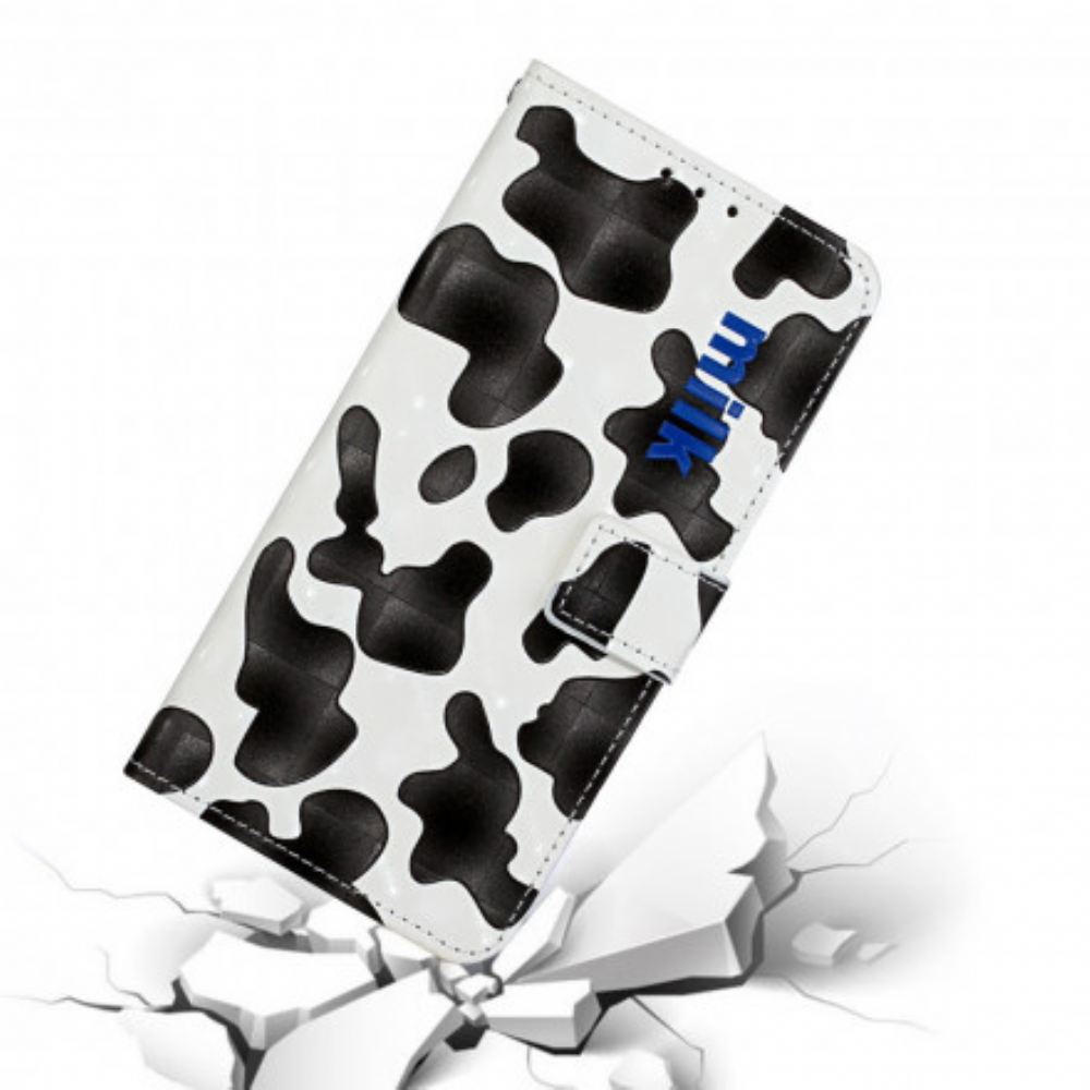 Flipové Pouzdro Na iPhone 11 Na Lana Nastavitelný Popruh Z Hovězí Kůže