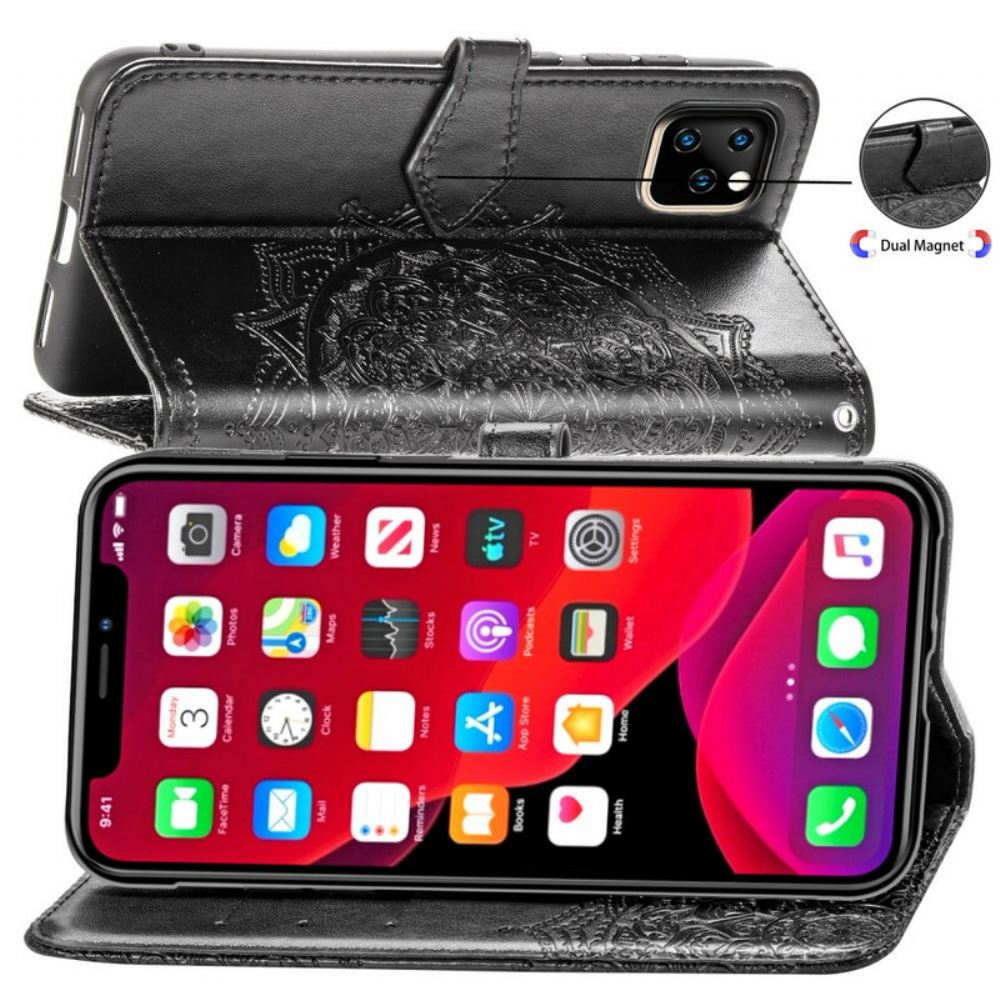 Flipové Pouzdro Na iPhone 11 Středověká Mandala