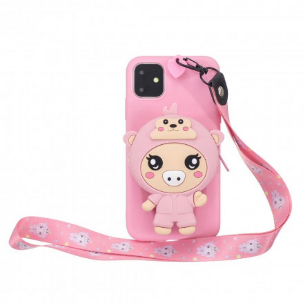 Kryt Na iPhone 11 3d Prase S Karabinou