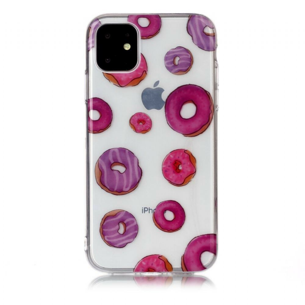 Kryt Na iPhone 11 Průhledný Donutový Ventilátor