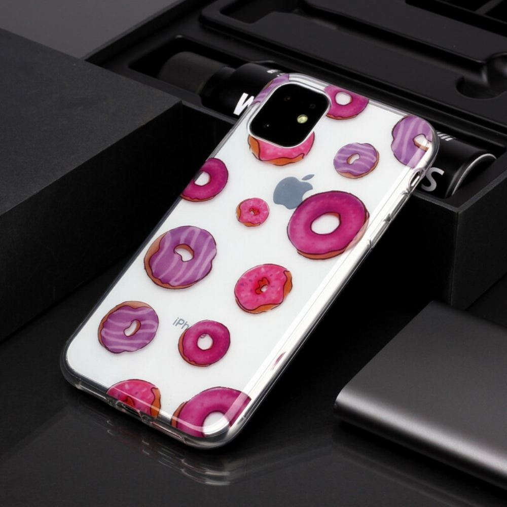 Kryt Na iPhone 11 Průhledný Donutový Ventilátor