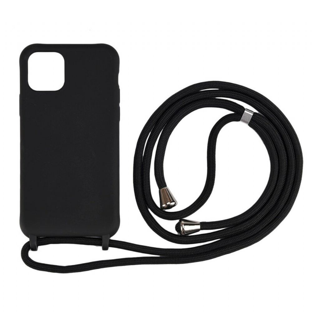 Kryt Na iPhone 11 Silikon A Šňůra