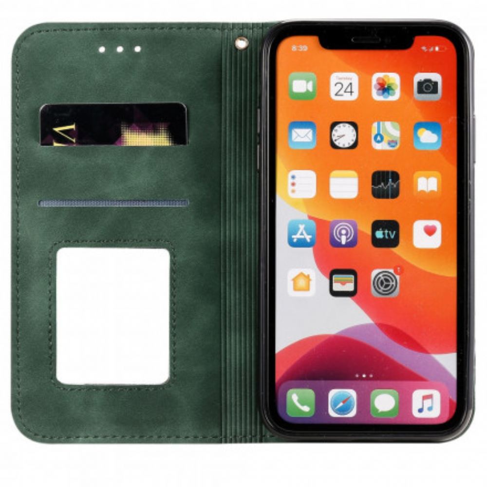 Kryty Na Mobil Na iPhone 11 Flipové Pouzdro Barokní Květiny