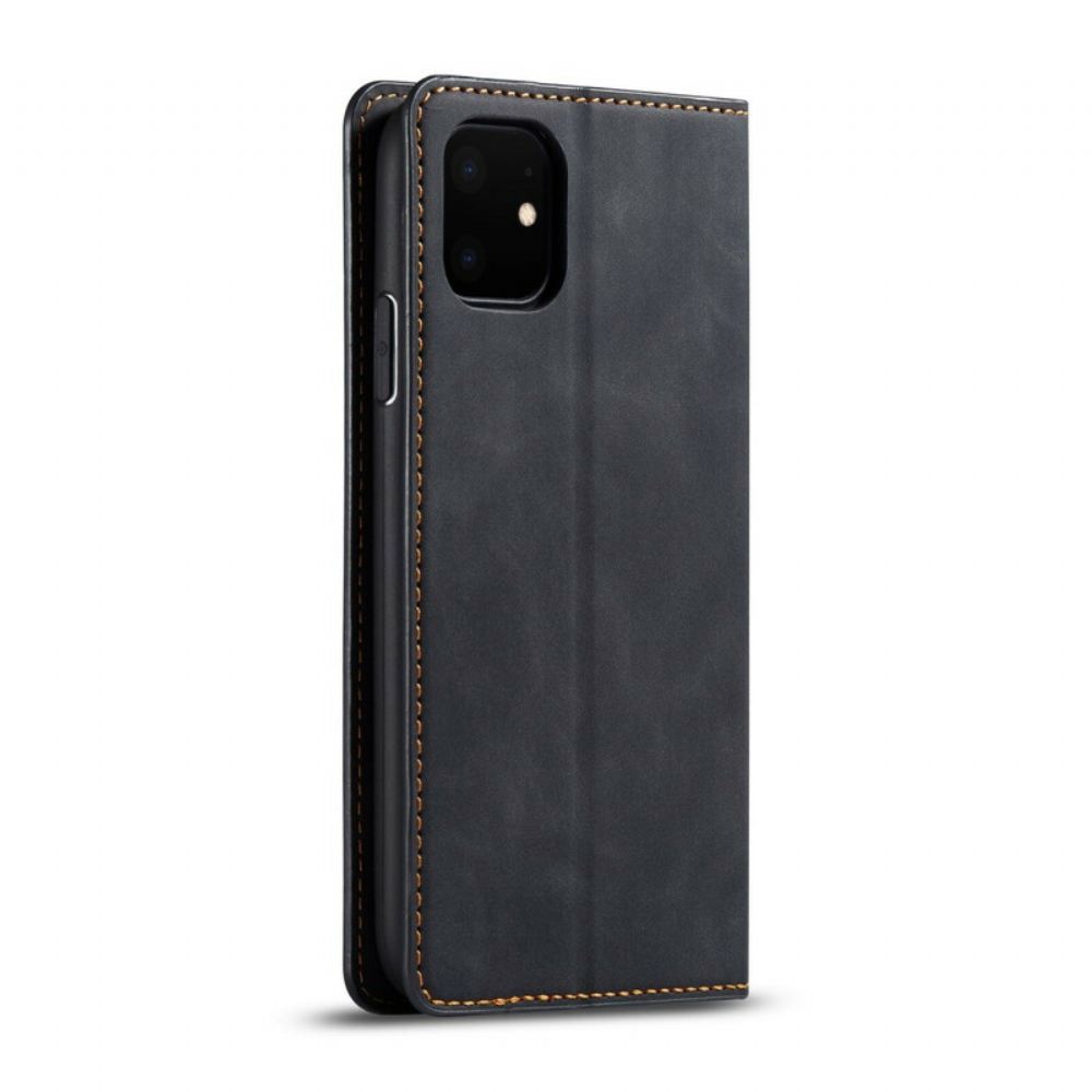 Kryty Na Mobil Na iPhone 11 Flipové Pouzdro Kožený Efekt Forwenw