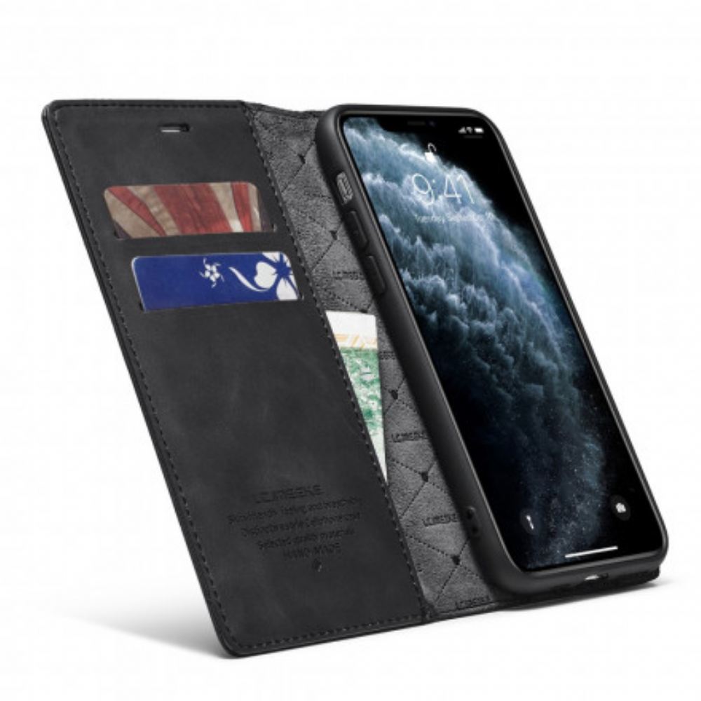 Kryty Na Mobil Na iPhone 11 Flipové Pouzdro Kožený Efekt Lc.imeeke