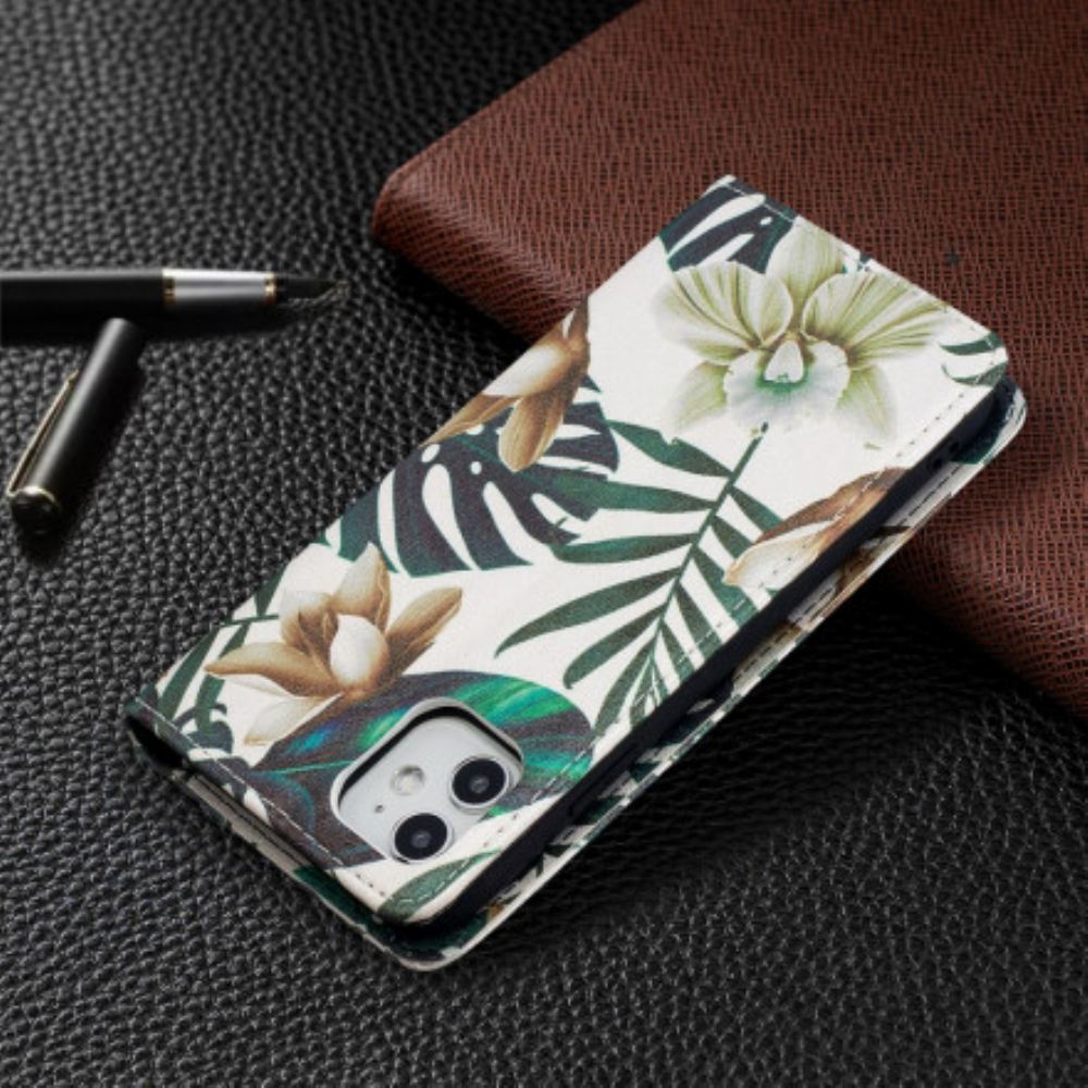 Kryty Na Mobil Na iPhone 11 Flipové Pouzdro Listy