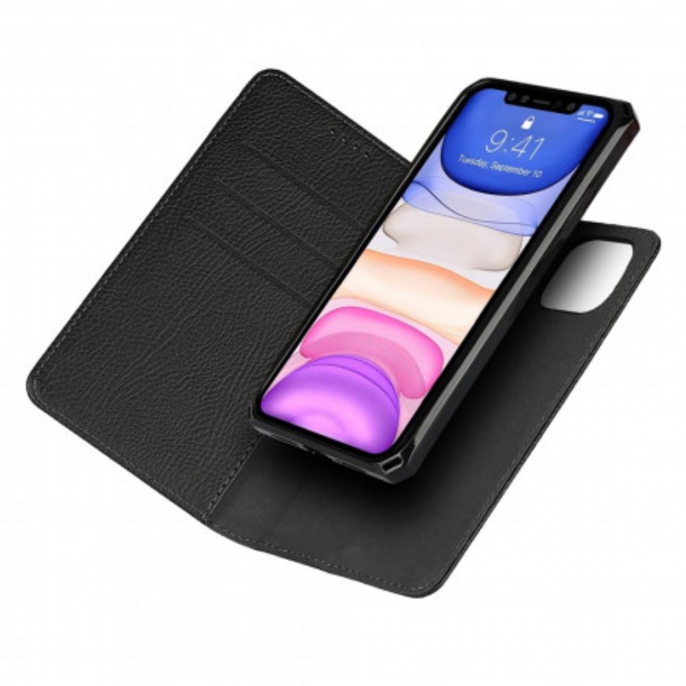 Kryty Na Mobil Na iPhone 11 Na Lana Flipové Pouzdro Originální Kožený Řemínek Litchi