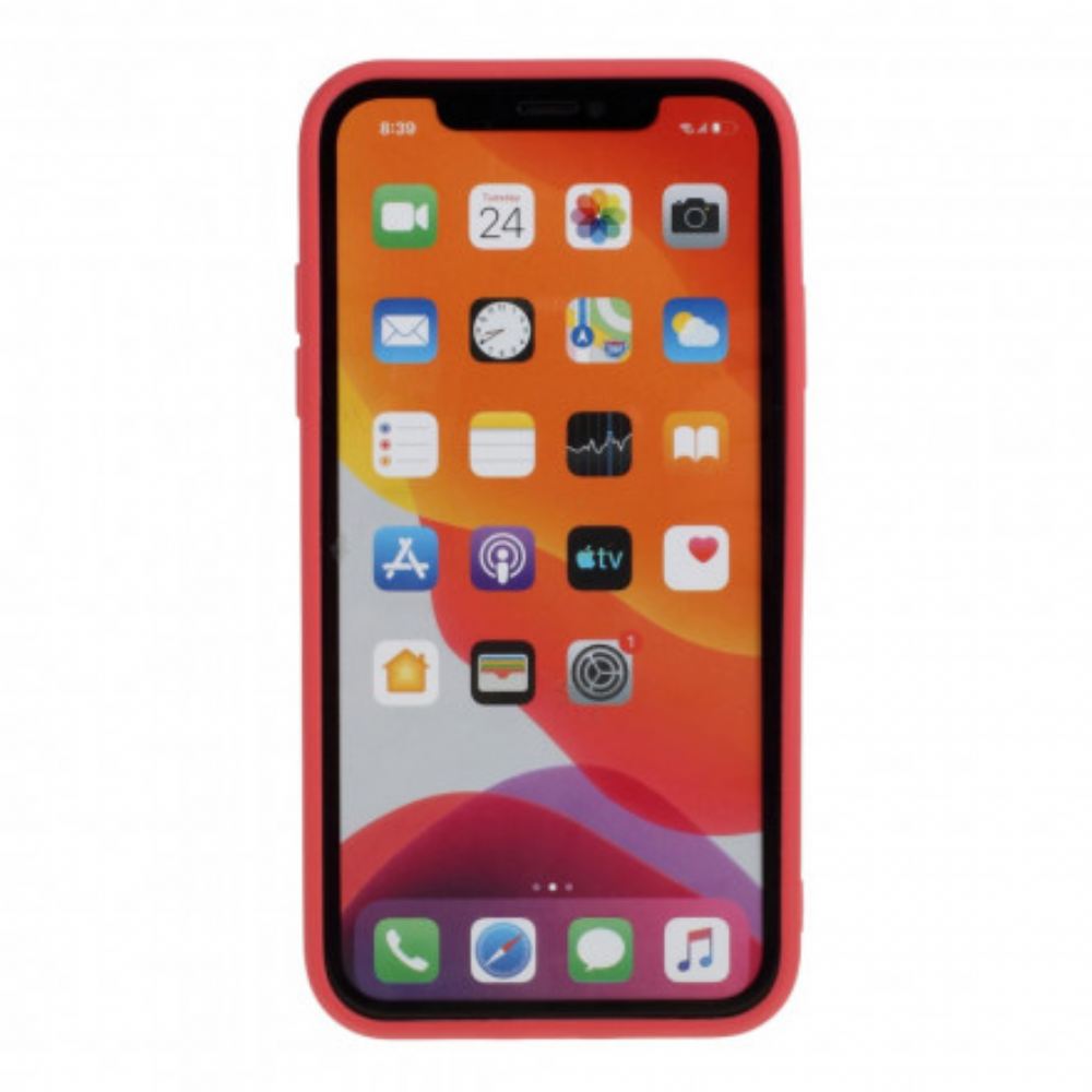 Kryty Na Mobil Na iPhone 11 Silikonová Podložka Pure Color