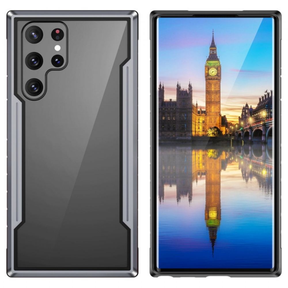 Kryt Na Samsung Galaxy S22 Ultra 5G Hliníková Slitina