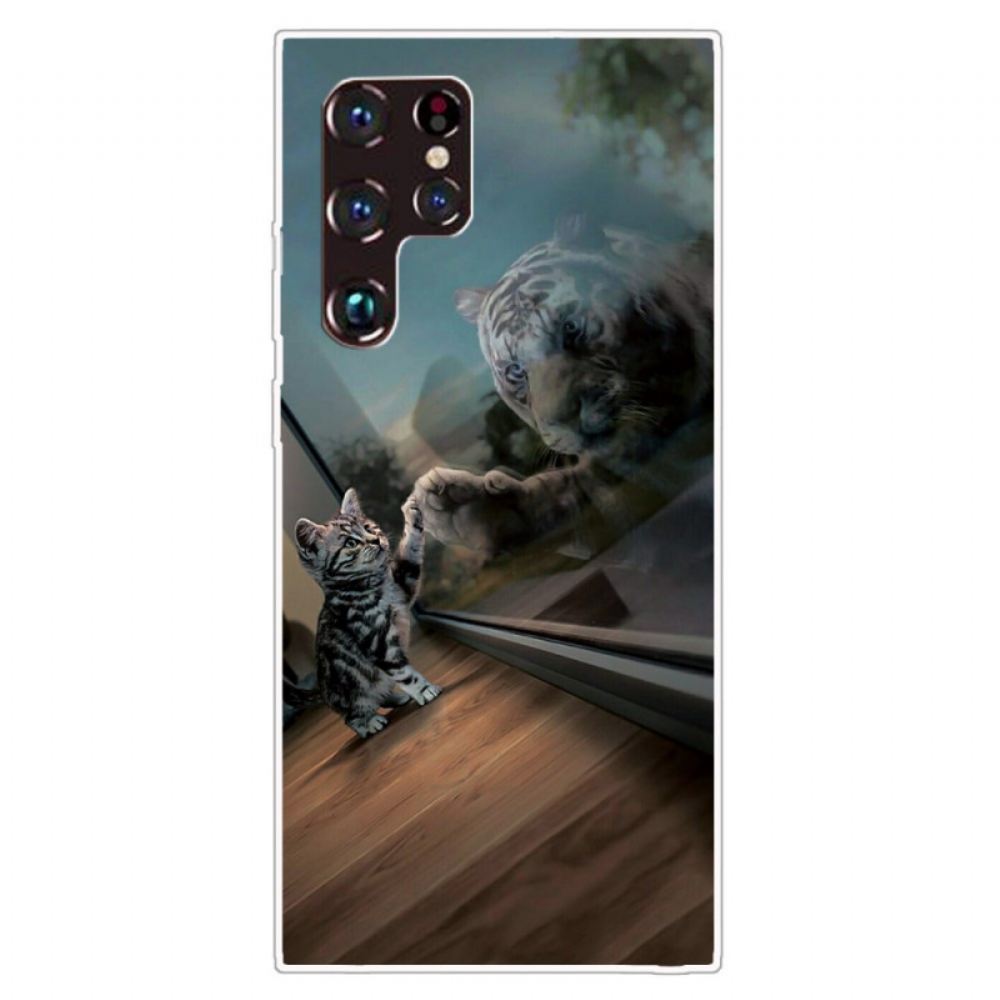 Kryt Na Samsung Galaxy S22 Ultra 5G Kotěcí Sen