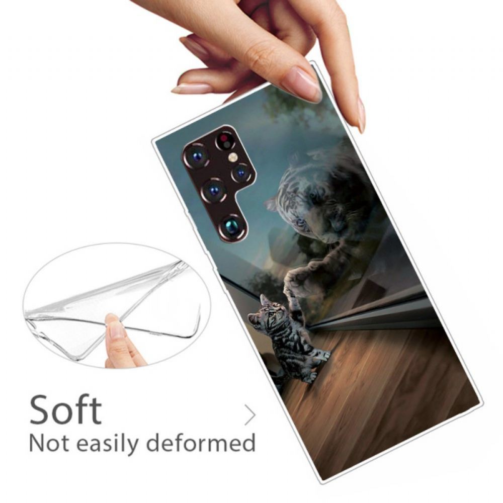 Kryt Na Samsung Galaxy S22 Ultra 5G Kotěcí Sen
