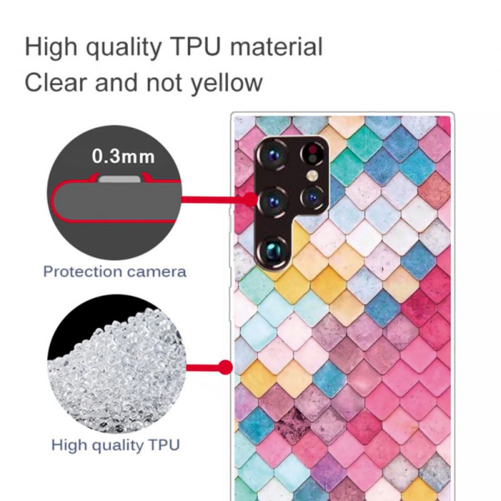 Kryt Na Samsung Galaxy S22 Ultra 5G Malování