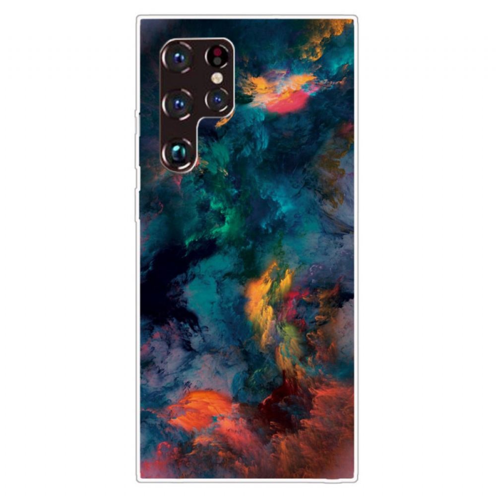 Kryt Na Samsung Galaxy S22 Ultra 5G Nebeské Jádro