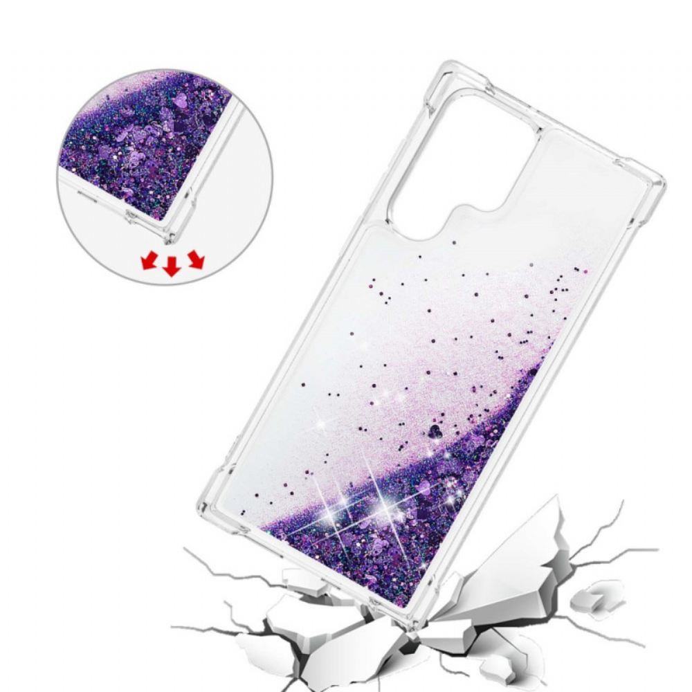 Kryt Na Samsung Galaxy S22 Ultra 5G Touhy Po Flitrech