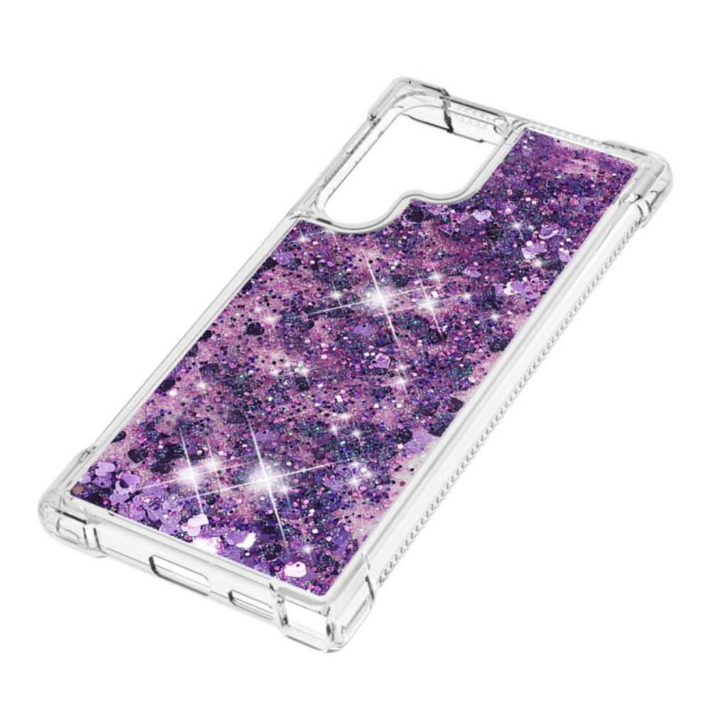 Kryt Na Samsung Galaxy S22 Ultra 5G Touhy Po Flitrech