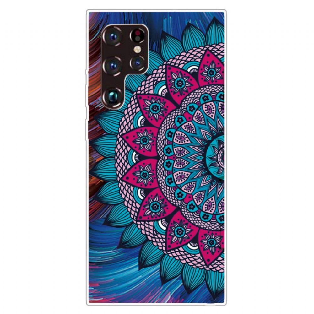 Kryty Na Mobil Na Samsung Galaxy S22 Ultra 5G Barevná Mandala