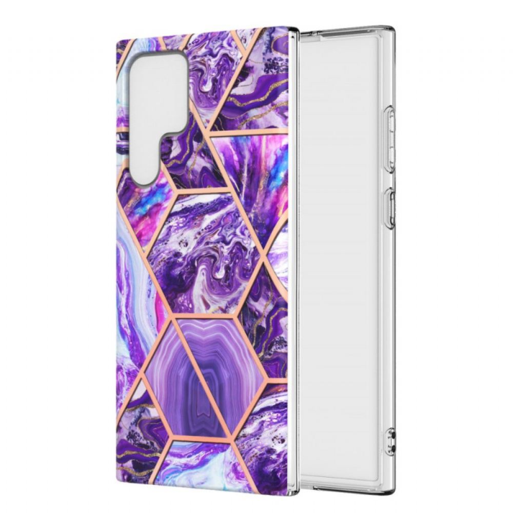 Kryty Na Mobil Na Samsung Galaxy S22 Ultra 5G Ultra Designový Mramor