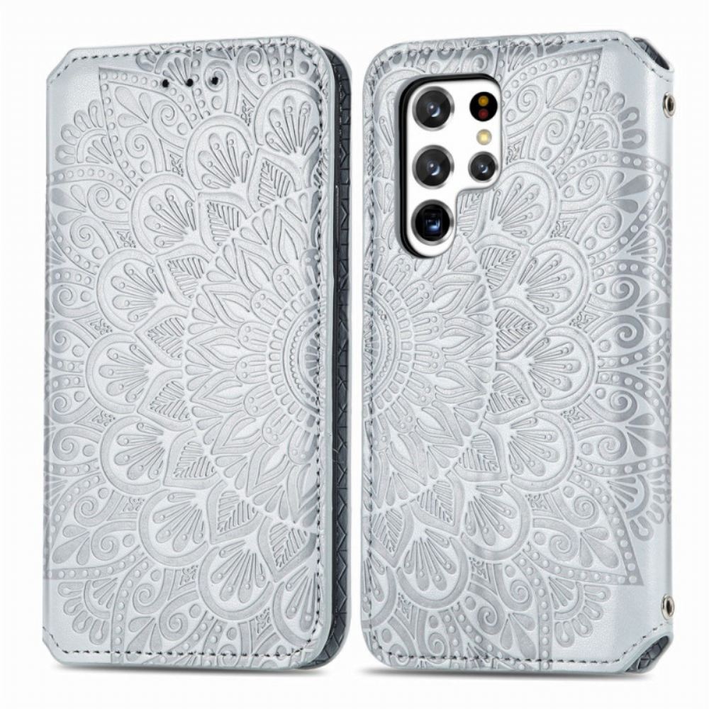 Kryty Na Mobil Na Samsung Galaxy S22 Ultra 5G Flipové Pouzdro Mandala