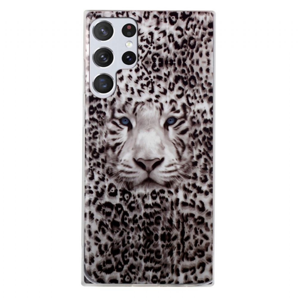 Kryty Na Mobil Na Samsung Galaxy S22 Ultra 5G Fluorescenční Leopard