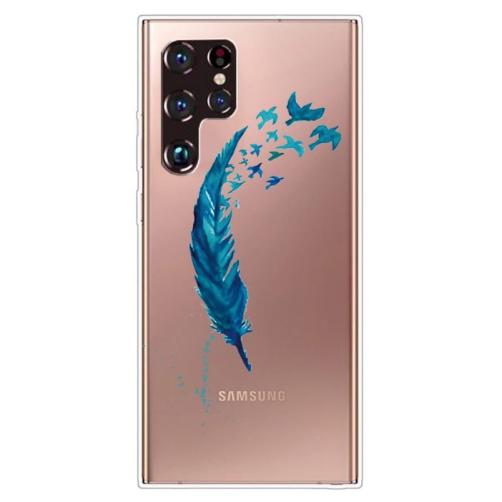 Kryty Na Mobil Na Samsung Galaxy S22 Ultra 5G Krásné Pírko