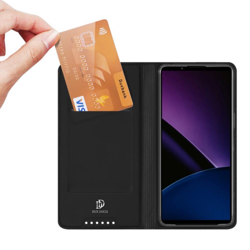 Kožené Pouzdro Folio Na Sony Xperia 1 Vi Skin Pro Series Dux Ducis