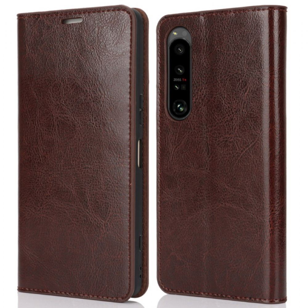 Kožené Pouzdro Folio Sony Xperia 1 Vi Kůže
