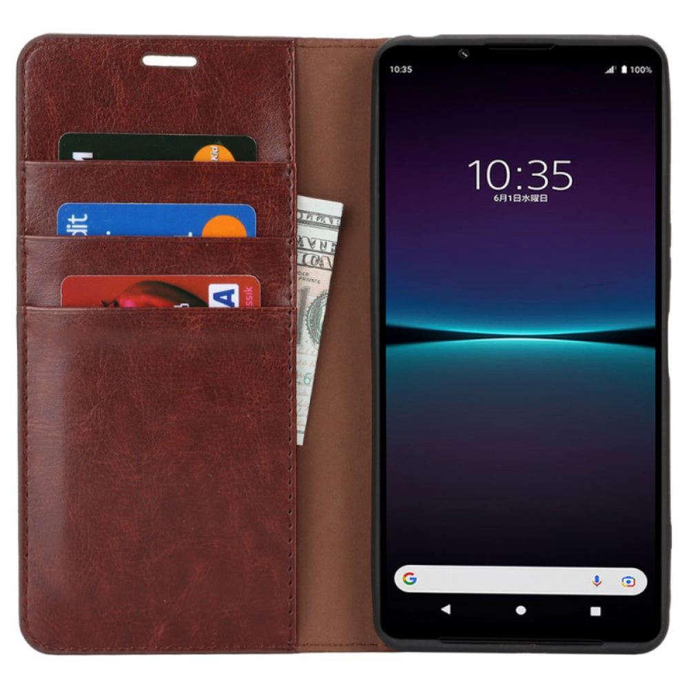 Kožené Pouzdro Folio Sony Xperia 1 Vi Kůže