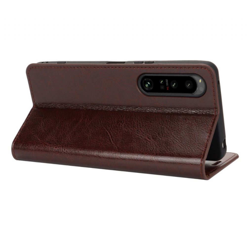 Kožené Pouzdro Folio Sony Xperia 1 Vi Kůže