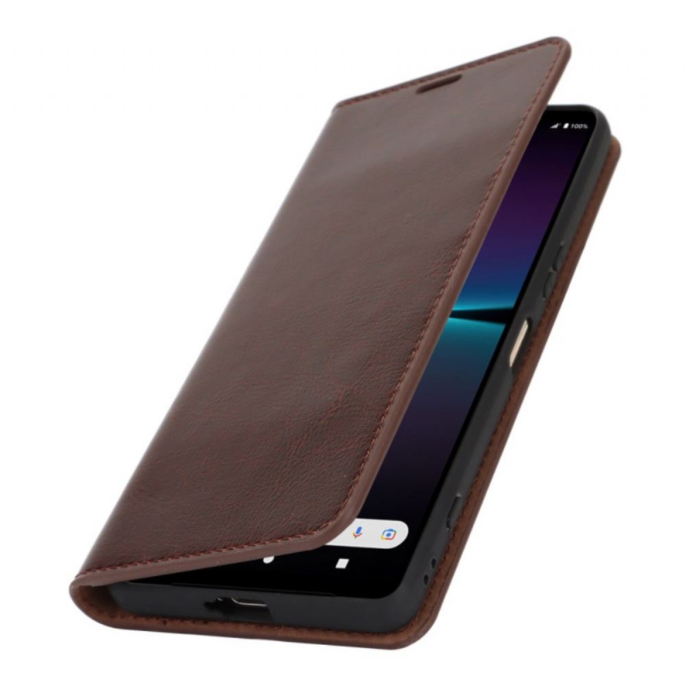 Kožené Pouzdro Folio Sony Xperia 1 Vi Kůže