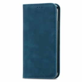Kožené Pouzdro Folio Sony Xperia 1 Vi Semišový Efekt