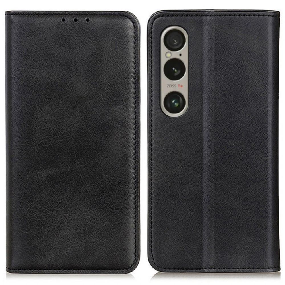 Kožené Pouzdro Sony Xperia 1 Vi Kryty Na Mobil Štípaná Kůže