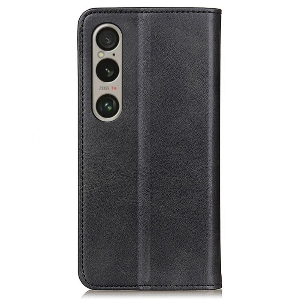 Kožené Pouzdro Sony Xperia 1 Vi Kryty Na Mobil Štípaná Kůže