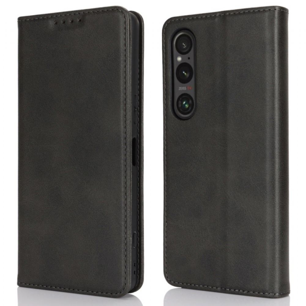Kožené Pouzdro Sony Xperia 1 Vi Štípaná Kůže