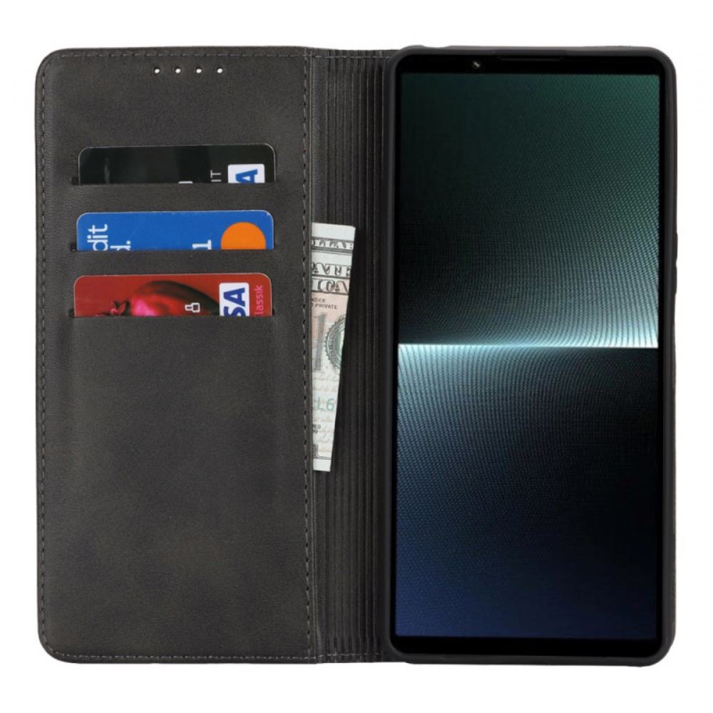 Kožené Pouzdro Sony Xperia 1 Vi Štípaná Kůže