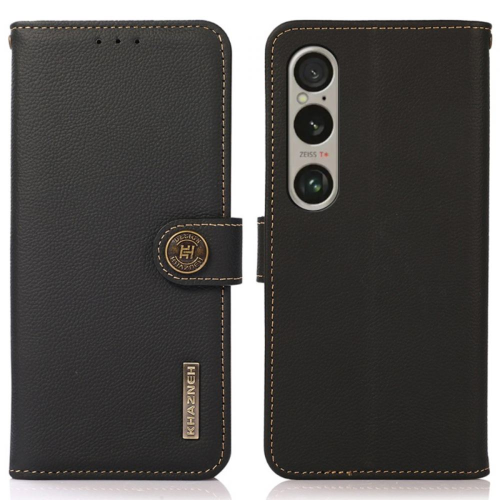 Kožený Kryt Na Sony Xperia 1 Vi Chazneh