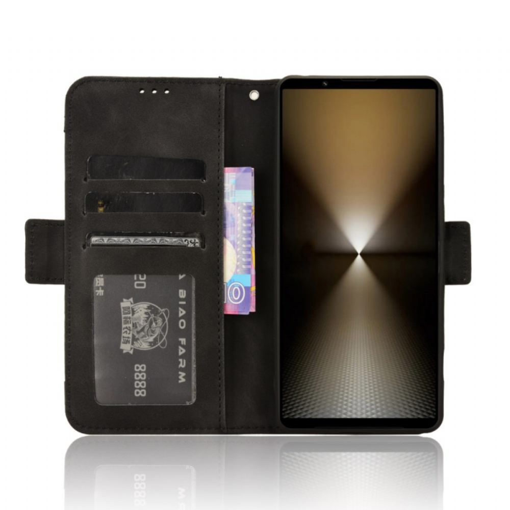 Kožený Kryt Na Sony Xperia 1 Vi Multi-cards