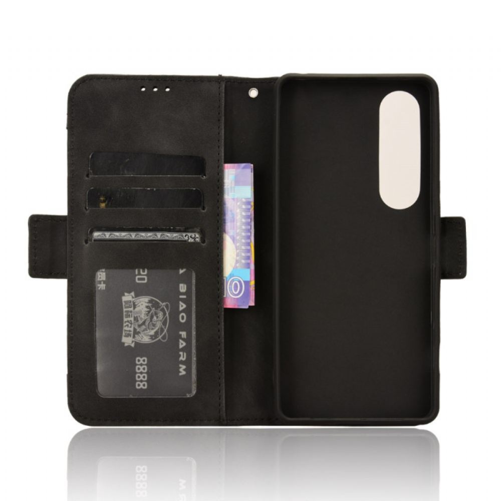 Kožený Kryt Na Sony Xperia 1 Vi Multi-cards