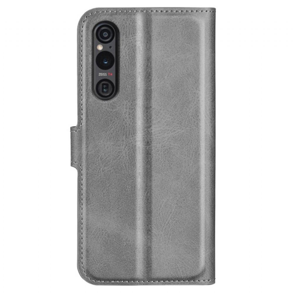 Kožený Kryt Na Sony Xperia 1 Vi Styl Kůže